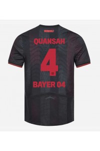 Bayer Leverkusen Jarell Quansah #4 Jalkapallovaatteet Kotipaita 2025-26 Lyhythihainen